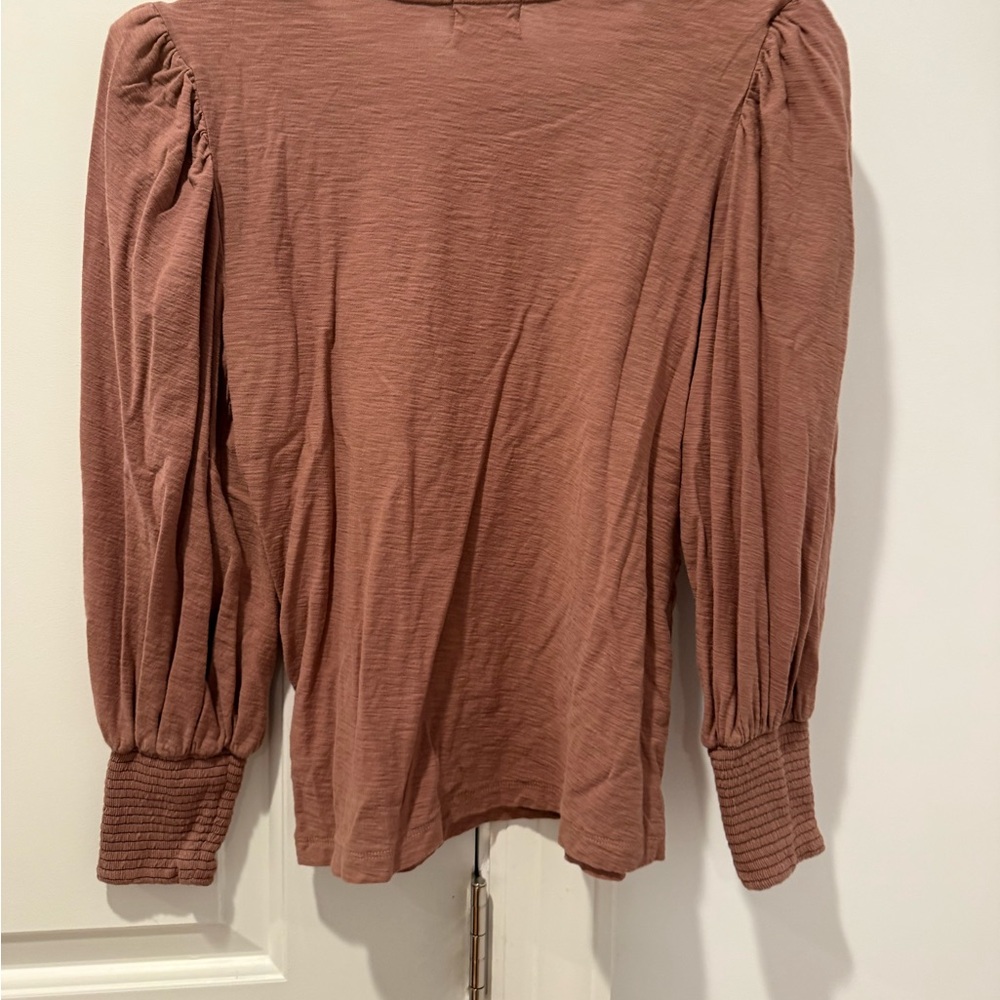 Nation LTD Loren Tee in Brown Women's M - Picture 4 of 4